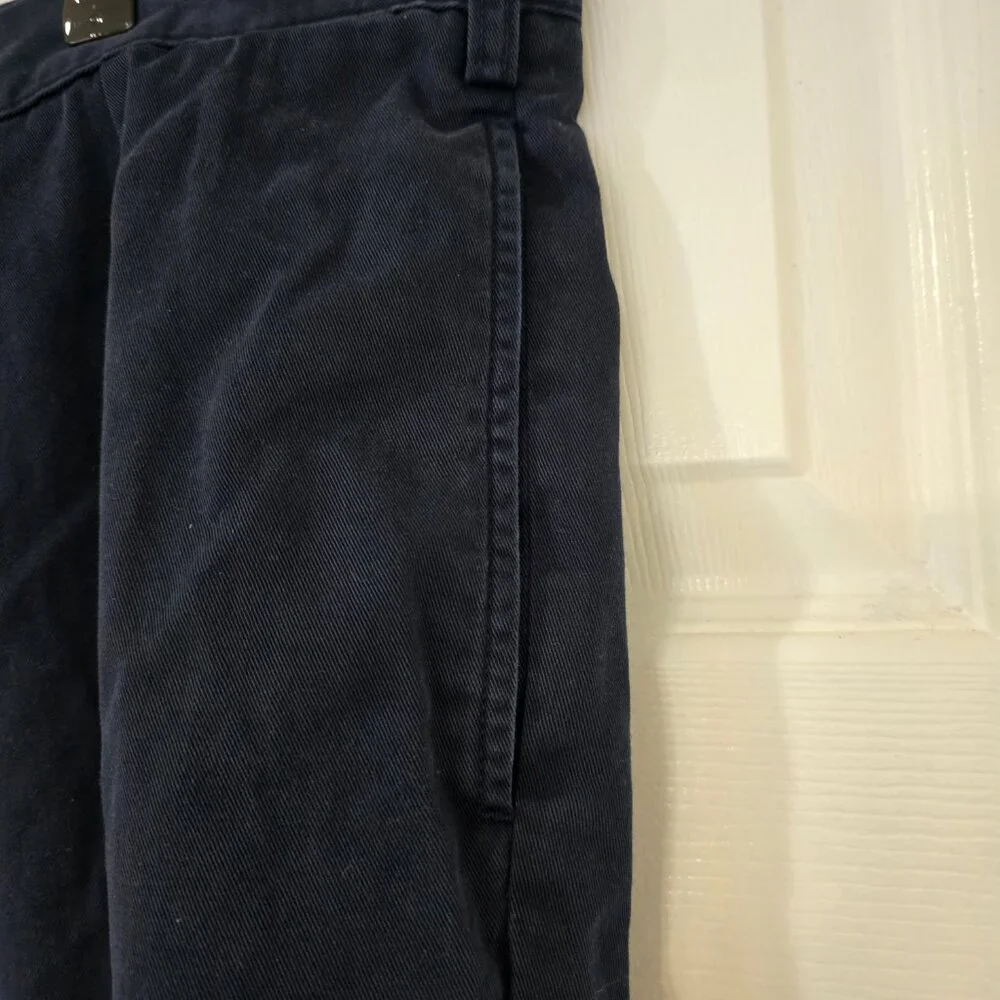 Polo Ralph Lauren Men's Pleated Chino Shorts Navy Cotton‎ Big & Tall Size 44T